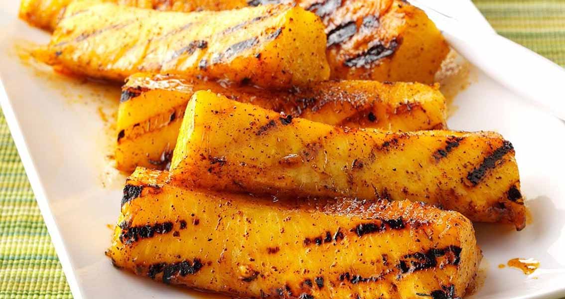 Chili Lime Grilled Pineapple